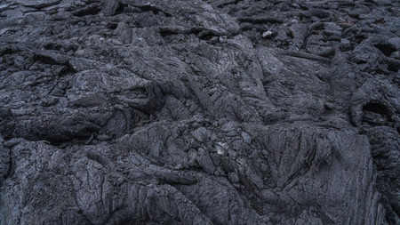 The Erta Ale volcano in the Danakil Depression in Ethiopia, Africaの写真素材