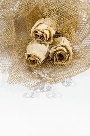 a bouquet of dry colors is in the beautiful wrappingの写真素材