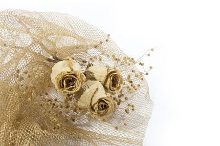 a bouquet of dry colors is in the beautiful wrappingの写真素材