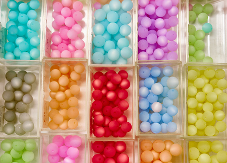 Beads in boxes