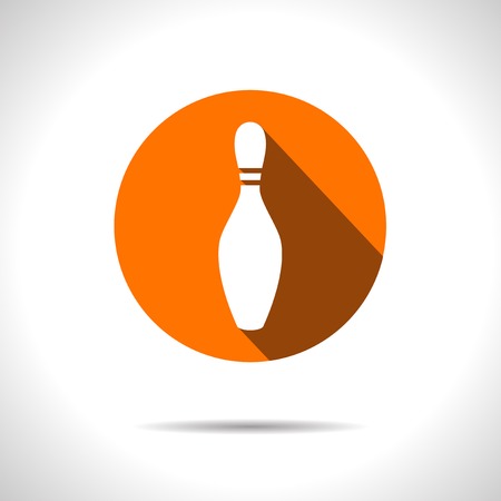 Vector orange skittle icon. のイラスト素材