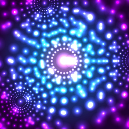 abstract glowing micro cosmos background. のイラスト素材