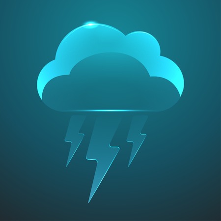 Vector glass flash icon. のイラスト素材