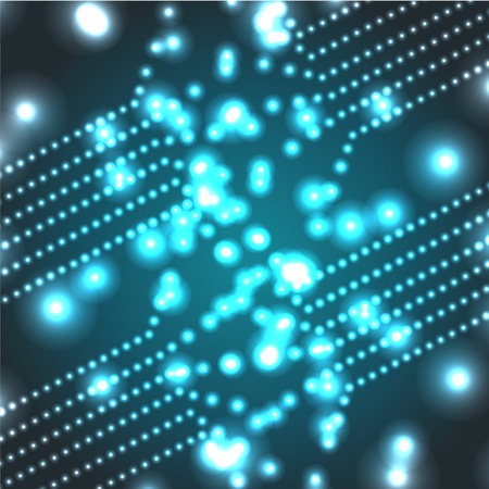 Vector abstract glowing azure micro cosmos background.のイラスト素材