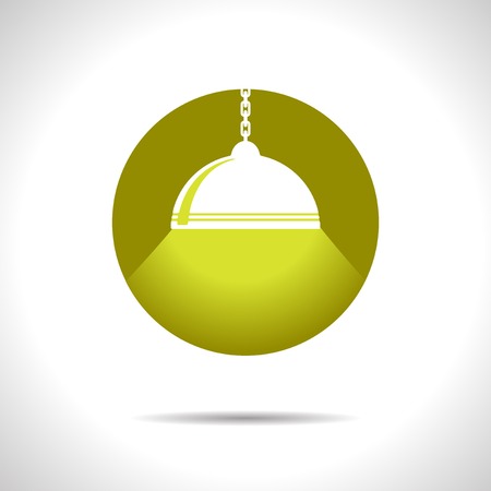 Vector yellow luster icon.のイラスト素材