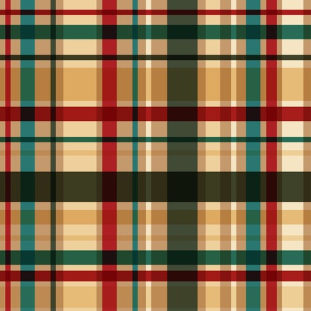 Vector color dark plaid seamless pattern. のイラスト素材