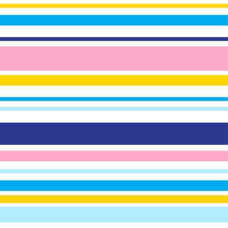 Vector horizontal stripes seamless pattern. のイラスト素材