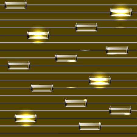 Vector colored glass bulbs seamless pattern  のイラスト素材