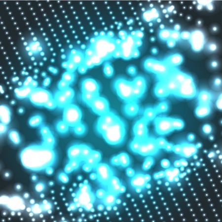 Vector abstract glowing azure micro cosmos background  Eps10のイラスト素材