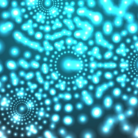Vector abstract glowing azure micro cosmos background  Eps10のイラスト素材