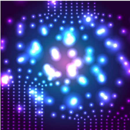 Vector abstract glowing blue-violet micro cosmos background  Eps10のイラスト素材
