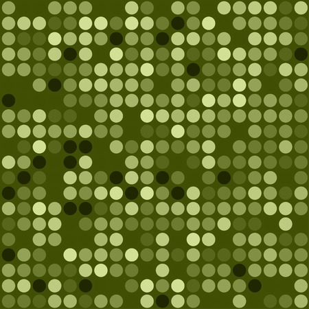 Vector seamless green circle mosaic pattern  Eps10のイラスト素材