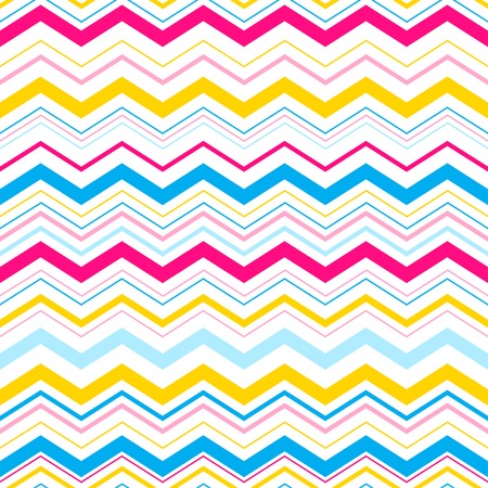 Vector color zigzag seamless pattern background  Eps10のイラスト素材