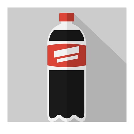 Vector flat  water bottle. Flat drinks. Eps10のイラスト素材