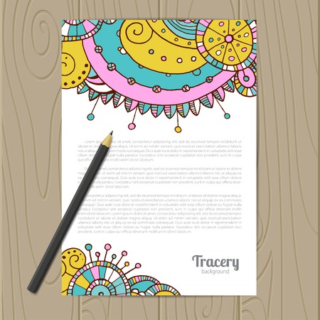 Vector hand drawing doddle corporate identity.  Eps10のイラスト素材