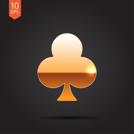 Vector gold isolate game cross icon. Eps10のイラスト素材