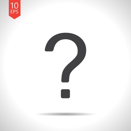 Vector question mark icon. のイラスト素材