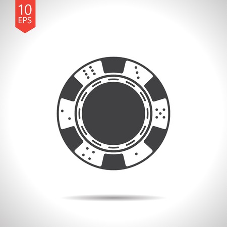 Vector chip  icon. Eps10のイラスト素材