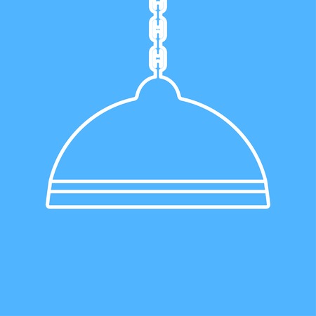 Vector flat luster icon isolated outline. Eps10のイラスト素材