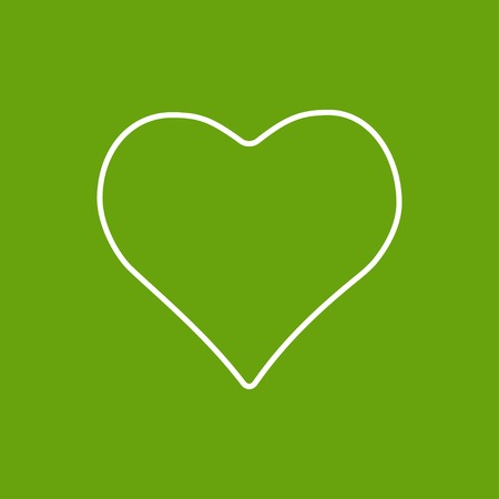 Vector flat isolate game heart icon. Eps10のイラスト素材