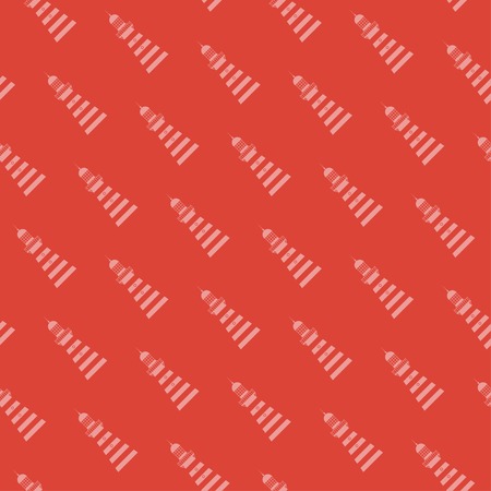 Vector  color lighthouse seamless background pattern. Eps10のイラスト素材