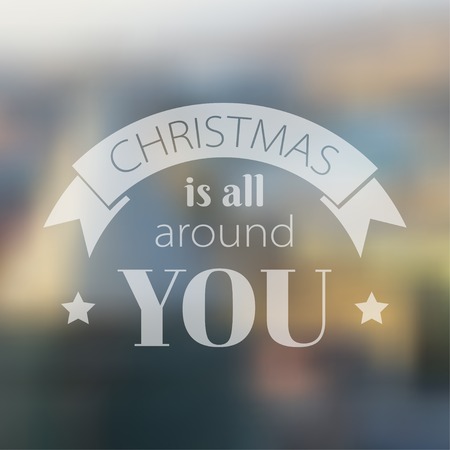Vector holiday card with typography design. Eps10のイラスト素材
