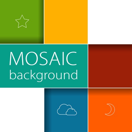 Vector mosaic abstract color  blured background. Eps10のイラスト素材