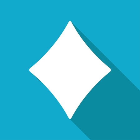 Vector flat isolate game rhombus icon.のイラスト素材