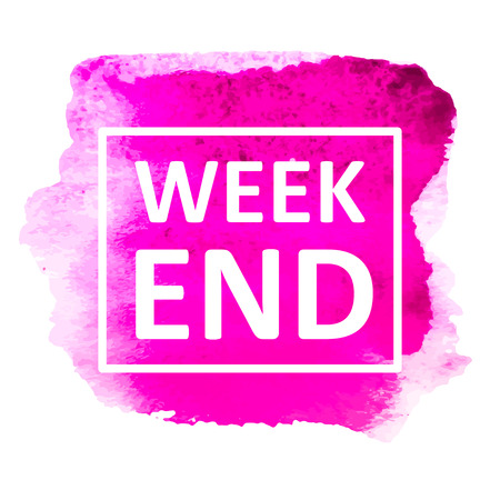 Vector hand draw watercolor spot background with text in frame for banners, advertising, cards, brochure, posters . Eps10のイラスト素材