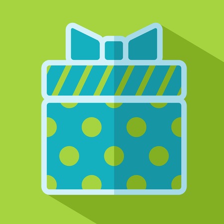 Vector present icon. Eps10のイラスト素材