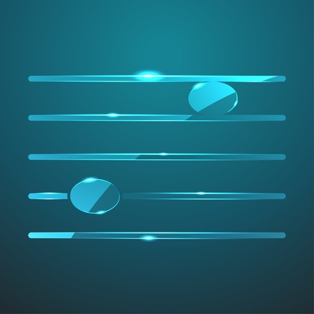 Vector glass music iconのイラスト素材