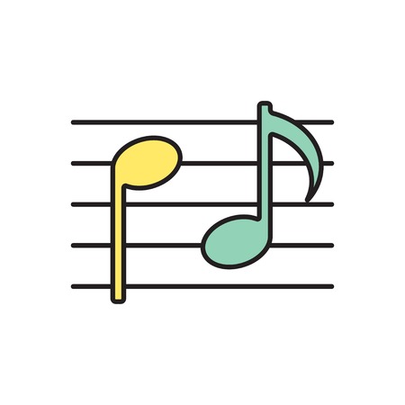 Vector music icon. Eps10のイラスト素材