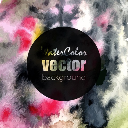 Vector abstract watercolor background. Hand drawn watercolor backdrop. Eps10のイラスト素材
