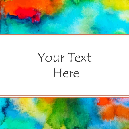 Vector corporate identity template with watercolor . Eps10のイラスト素材