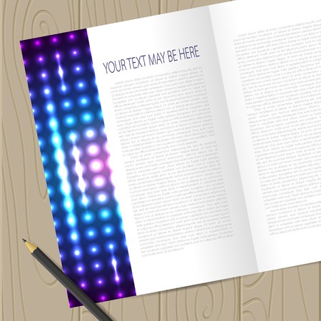 Vector corporate identity template with shine elements. Eps10のイラスト素材