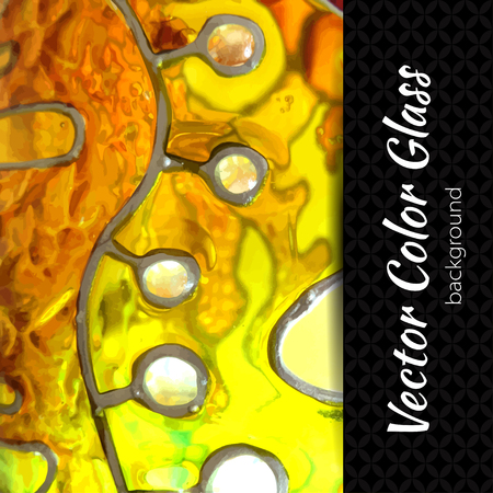 Vector staind glass background. Background for brochures, booklets, websites, leaflets. Concept for design studios, art schools, gallaries, yoga studios. Eps10のイラスト素材