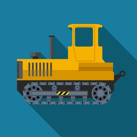 color flat heavy machine iconのイラスト素材