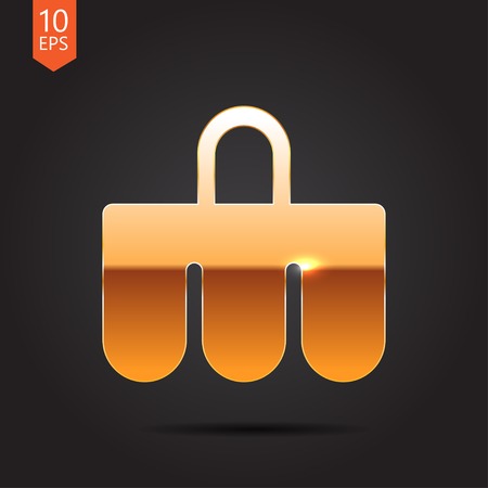 Vector christmas icon. New year illustration.  Christmas treeのイラスト素材