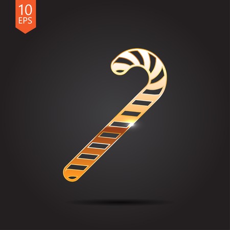 Vector christmas icon. New year illustration. Christmas candyのイラスト素材