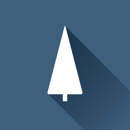 Vector christmas icon. New year illustration.  Christmas treeのイラスト素材