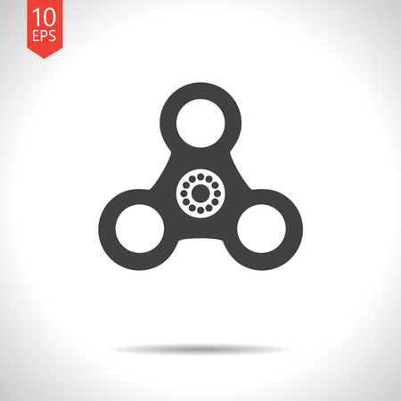 Hand spinner iconのイラスト素材