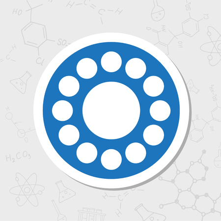 Hand spinner iconのイラスト素材