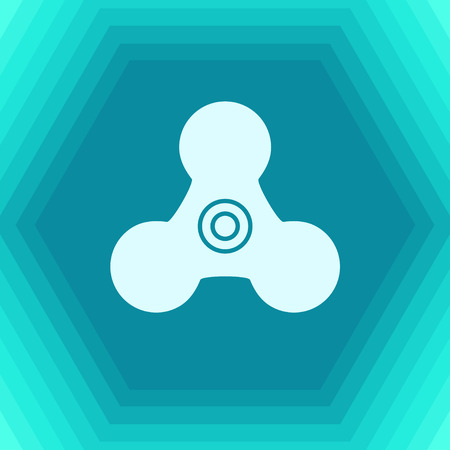 Hand spinner iconのイラスト素材