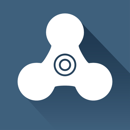 Hand spinner iconのイラスト素材