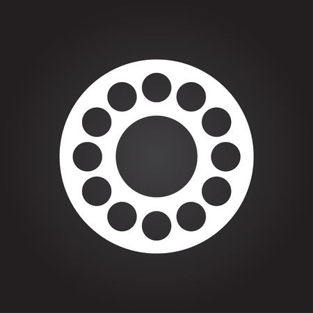 Hand spinner iconのイラスト素材