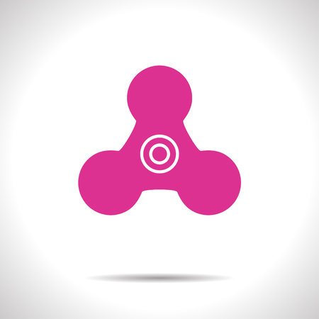 Hand spinner iconのイラスト素材