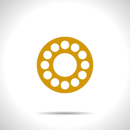 Hand spinner iconのイラスト素材