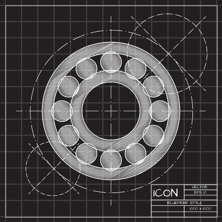 Hand spinner iconのイラスト素材