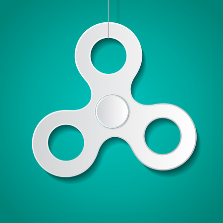 Hand spinner iconのイラスト素材