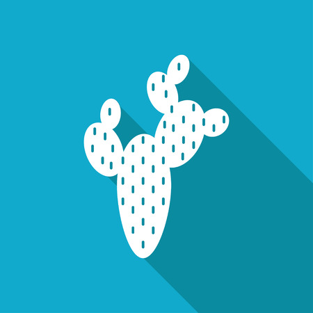 Desert cactus illustration. Plants vector iconのイラスト素材